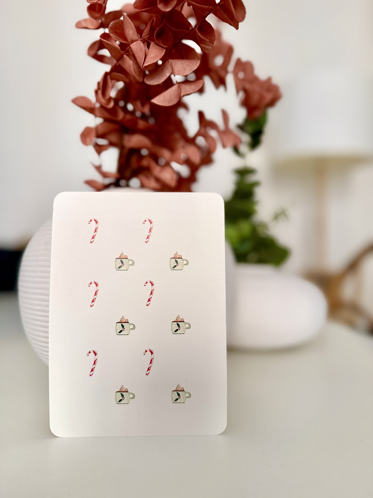 Carte aquarelle Noël 4